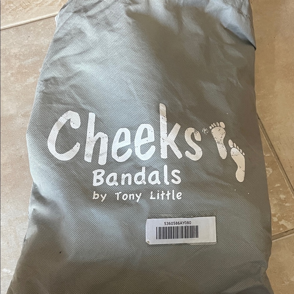 Cheeks by Tony Little Gray Women's Sandals 3 band styles